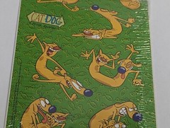 Vintage 1998 CatDog Stickers Nickelodeon Cartoons (Opened – 1 Full Sheet)