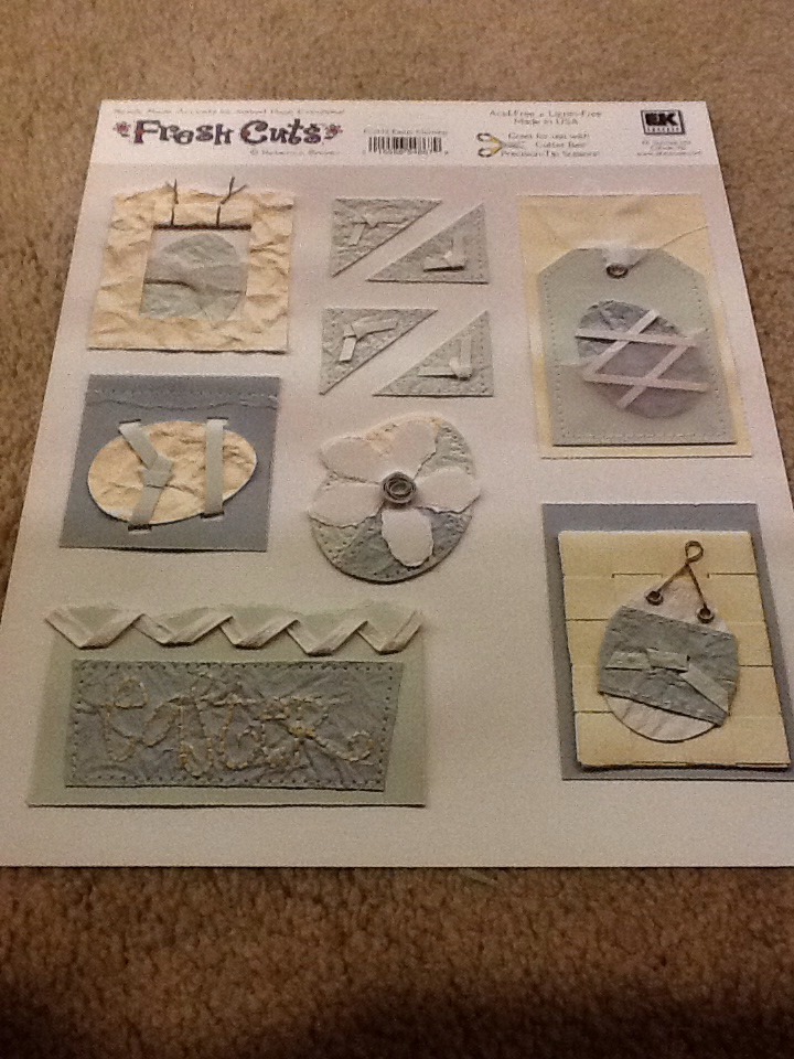 EASTER Rebecca Sower FRESH CUTS Cut-out Embellishments EK Success