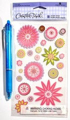 Flowers Garden Stickers Scrapbooking Journal School Chart American Greetings