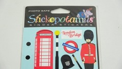 Stickopotamus Binder Stickers London SPCY09 Scrapbooking Stickers