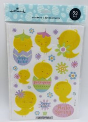 Lot Easter Hallmark AGC Stickers Glitter Flocked Chicks Bunny Rabbits