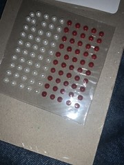 Stampin’Up! Retired ADHESIVE BACKED ADORNMENTS, 2 New & 5 Misc As SHOWN See Pics