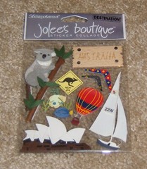 EK Success Jolees Dimensional Sticker ~ Travel Destinations…Australia RHTF
