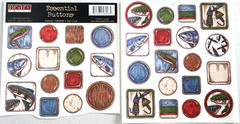 Beary Patch Fishing Clear Stickers 2005 Wood Look Trout Salmon Scrapbook Journal