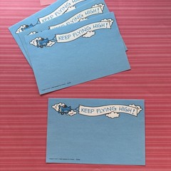 Vintage 90s Highlights 1993 Note Stationary Paper Sheets Balloon Pig & Plane