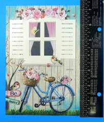 Crafter’s Square Window Flowers & Bike Stickers 3D Pop Up Sticker Sheet
