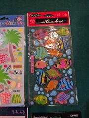 Lot Tropical Travel Stickers Scrapbook Die Cuts Unopened 8 Packs