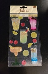 Jolee’s TROPICAL DRINKS – Scrapbooking Stickers – Margarita – Lemonade SP-JV-004