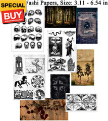 Dark Academia Junk Journal Supplies, Vintage Skull Decoupage Paper for Scrapbook