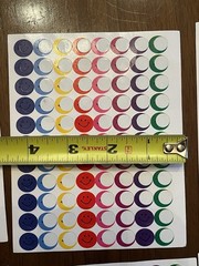 Vintage Smiley Face Stickers American Greetings, AGC, Partially Used