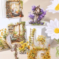 Corner of the Garden Transparent Stickers Journaling Card Decorative DIY Collage
