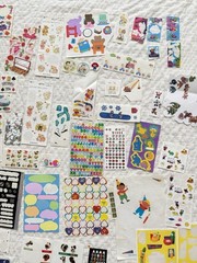 Huge Lot Of Various Vintage Scrapbooking Stickers Various Name Brands