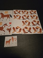 Vintage Mrs. Grossman’s Horses & Cowboy Boots Hats Sticker Sheet Lot