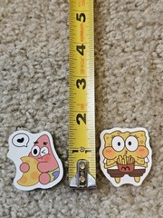 Lot Of Assorted Sponge Bob Stickers, Approximately 95 Stickers, Patrick Star