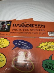 Halloween Paper Magic Group VTG 1997 Stickers Sealed Sayings Photo Fun 4 Packs
