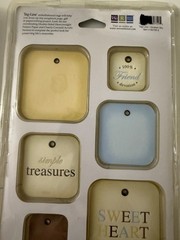 We R Memory Keepers Tag-Line Venetian-Sky-MyOne & Only Best Friend Scrapbooking