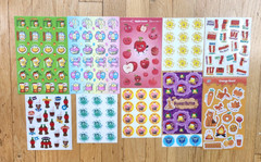 FUN FOOD SCRATCH SNIFF 167 Stickers PINEAPPLE SUNS Coca Cola PEANUT BUTTER Bacon