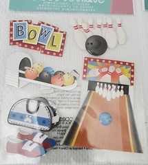 Jolee’s/Life’s Little Occasions/Sticko 2009 BOWLING Dimensional Stickers, 4 Pkgs