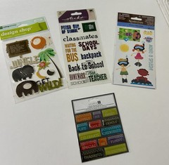 Huge Lot Of Scrapbook Craft Stickers