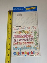 It’s a Girl Baby NRN Designs Scrapbook Stickers Value Pack Baby Shower