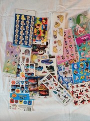 Disney Various Lot Sticker Scrapbook Sheets