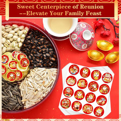 160PCS Lunar New Year Stickers – 2026 Chinese New Year of the Horse Sticker for
