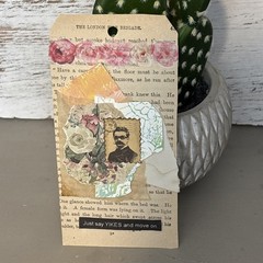 Mini Vtg Ephemera Pack Junk Journal Card & Tag For Scrapbook Card Toppers Crafts