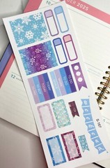 Winter Inspiration Quote Life :Handmake Erin Condren Planner Sticker