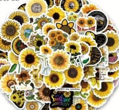 25pcs Sunflower Stickers For Scrapbook, Journal, DIY Crafts & Card Making