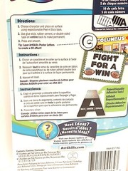 ArtSkills Poster Letters Black and White Self stick repositionable 310 pieces