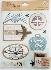 Life’s Little Occasions TRAVELING Sticker Medley – 10 pcs