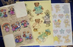 Vtg Lot 80s 90s Teddy Bear Theme Hallmark American Greetings Sandylion Preowned