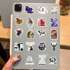 50pcs Throne of Glass Stickers for Teens Travel Case,Bookish Kindle Vinyl Sti…