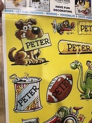 Vtg 1983 PETER Celebrity Stickers Sealed Mark I Name Stickers