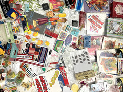 Partially Used Jolee’s, K & Company & More Stickers & Cardstock. PLEASE READ