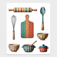 Cute Teacups And Kitchen Embellishments Junk Journal Scrapbook Choose A Set
