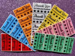 THANK YOU STICKERS 2.25″ LABELS SEALS REVIEW VALUE Thermal SCRATCH RESISTANT