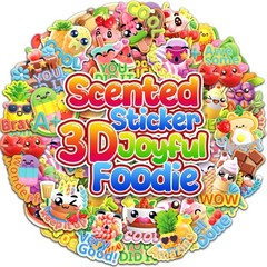 240 Pcs 3D Scratch and Sniff Reward Stickers for Kids & Classroom