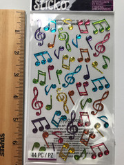 EK Success Sticko School Scrapbook Stickers Lot Sports Clubs Pencils Bus