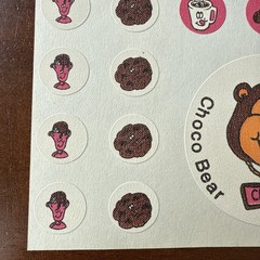 Vintage 80s CTP Matte Chocolate Scratch & Sniff Sticker Sheet Mini Strong Scent
