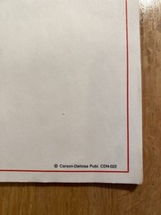 VTG 90s Carson-Dellosa Publ «All this & tenure too!» 11 Sheet Stationary/Notepad