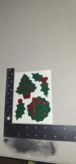 vintage Stickers Hallmark Razzle Dazzle Glittery Xmas Items Rare 1 Sheet