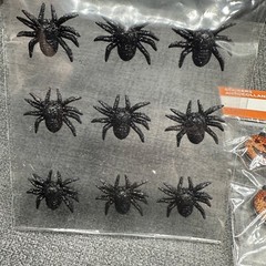 Recollections Halloween Sticker Pumpkins Spiders Black Crow Puffy Glitter Choice