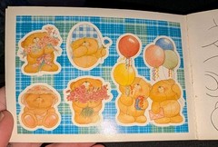 Vintage Hallmark Stickers Book Forever Friends Teddy Bears Activity Book UK New