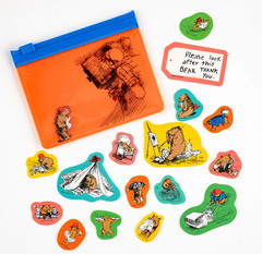 Hobonichi Paddington Bear 5-Item Stationery Set Stickers Notes Letter Japan NEW