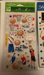 Stickopotamus & Sticko Sports & School Themed Sticker Lot Of 10