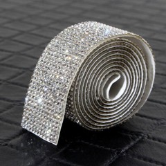 Stick On Diamond Crystal Rhinestone Bling Stickers Self Adhesive Sheet DIY Craft