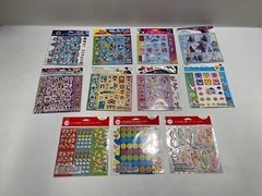 11 PACKS AMERICAN GREETINGS STICKERS LOT NEW SEALED HARRY POTTER FROZEN MICKEY