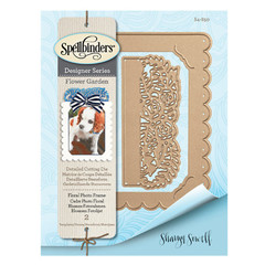 Spellbinders Metal Craft Die FLORAL PHOTO FRAME S4-850