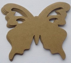 {4} ViCTORiAN BUTTERFLY – Bare Butterflies Unfinished Chipboard Die Cuts 4 1/4″